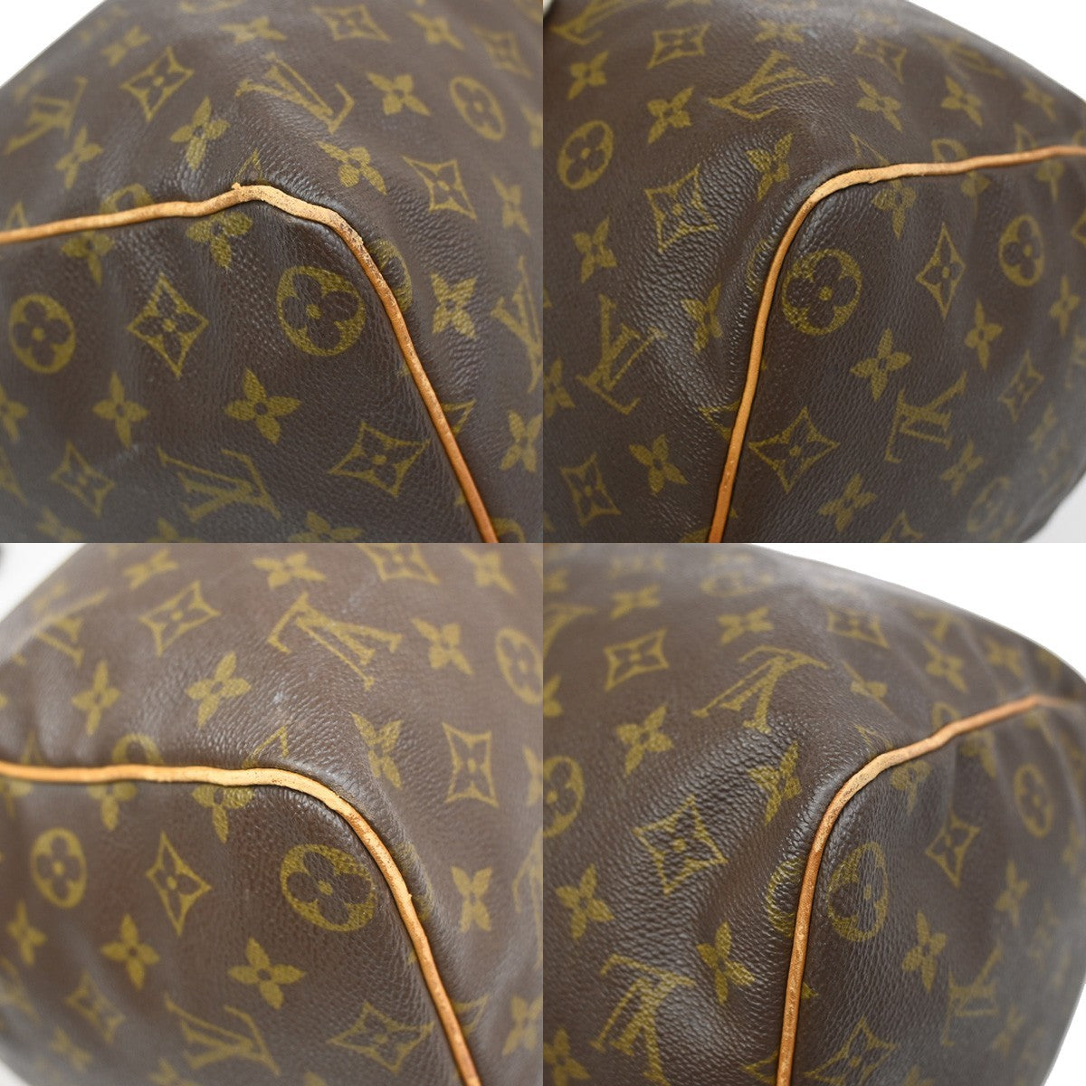 LOUIS VUITTON Keepall 45 Travel Hand Bag Monogram Leather Brown M41428 62AA092
