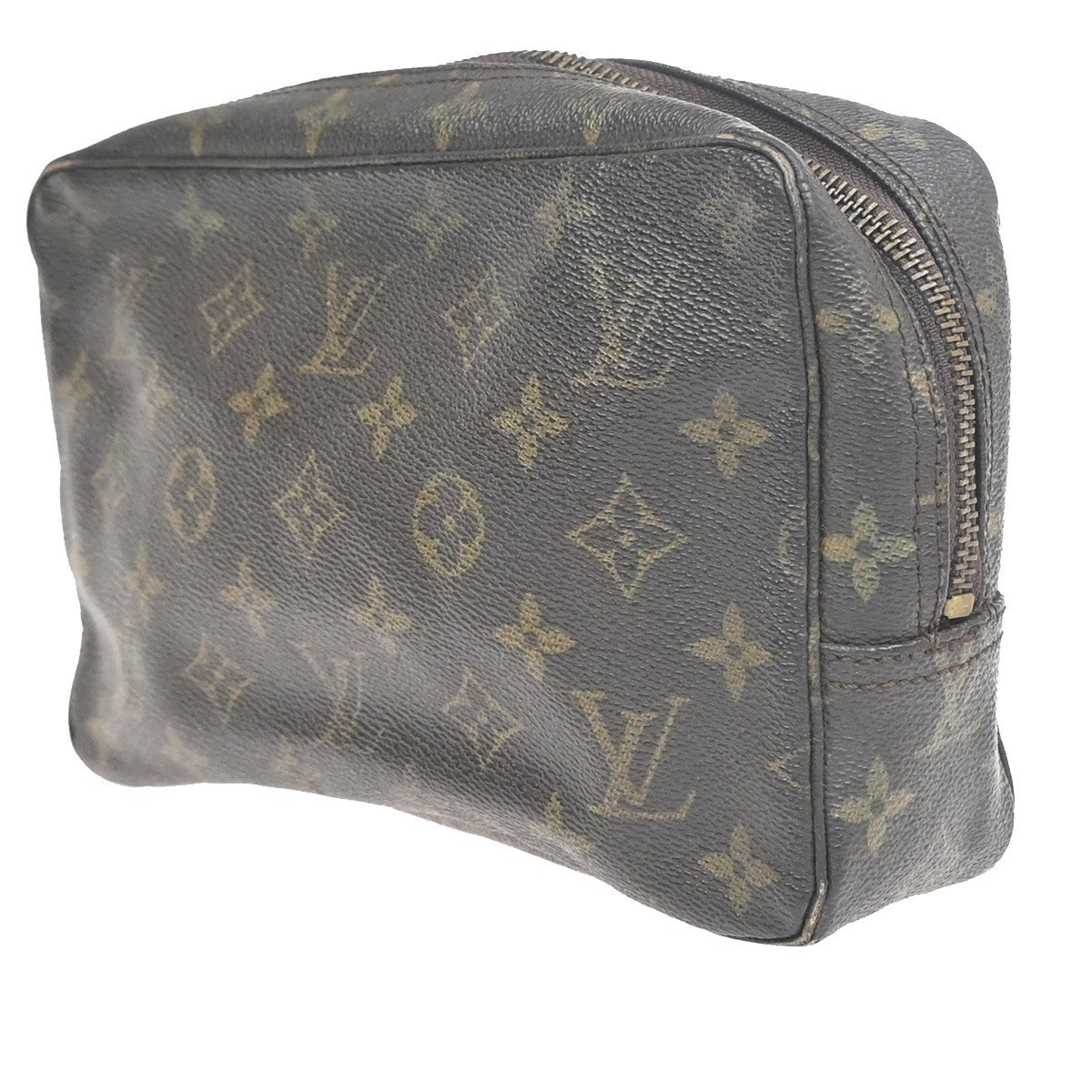 LOUIS VUITTON Trousse Toilette 23 Clutch Hand Bag Monogram Brown M47524 67KC797