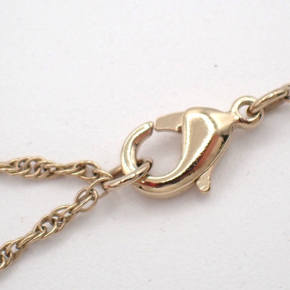 CHANEL CC Owl Motif Imitation Pearl Pendant Necklace A18C Gold-Plated 89KC977