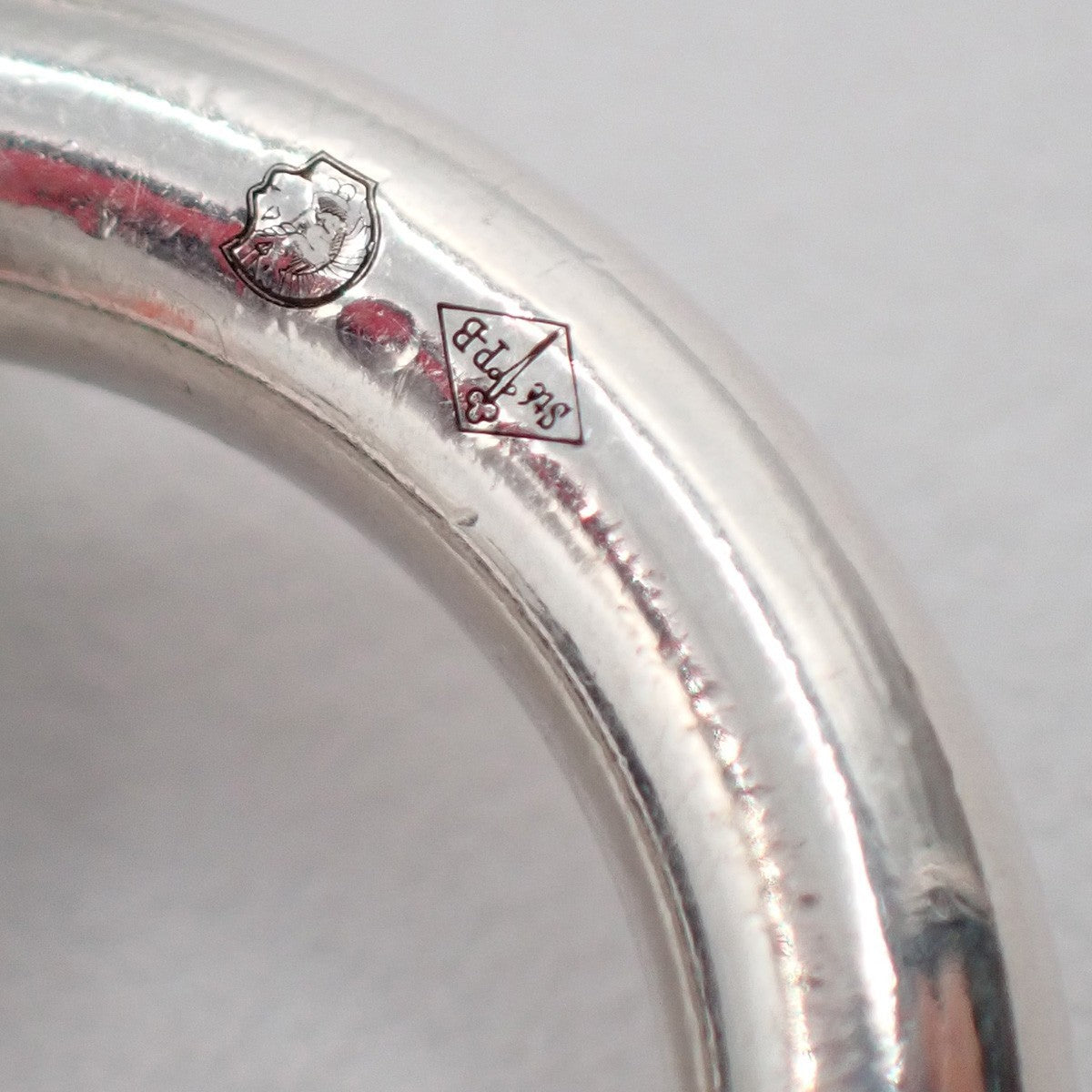 HERMES Logo Chaine D'ancre MM Chain Bracelet 12 Links Ag 925 Silver 332LC627