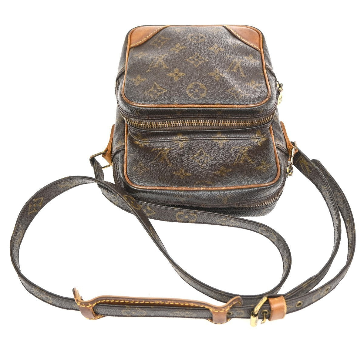 LOUIS VUITTON Amazon Crossbody Shoulder Bag Monogram Leather BN M45236 62KC183
