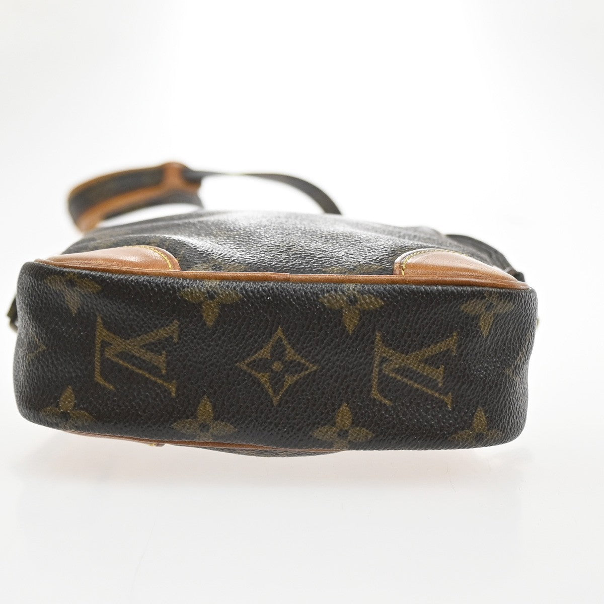 LOUIS VUITTON Danube Shoulder Bag Monogram Leather Brown France M45266 31SA118
