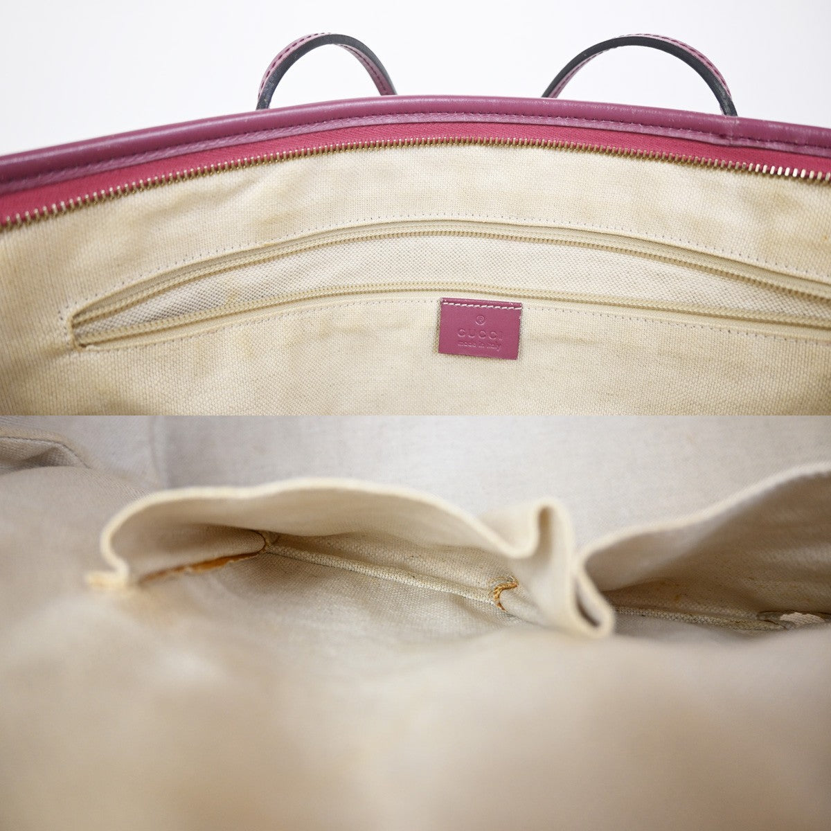 GUCCI Logo GG Pattern 2Way Shoulder Tote Bag Supreme Leather BN PK GHW 76KD024