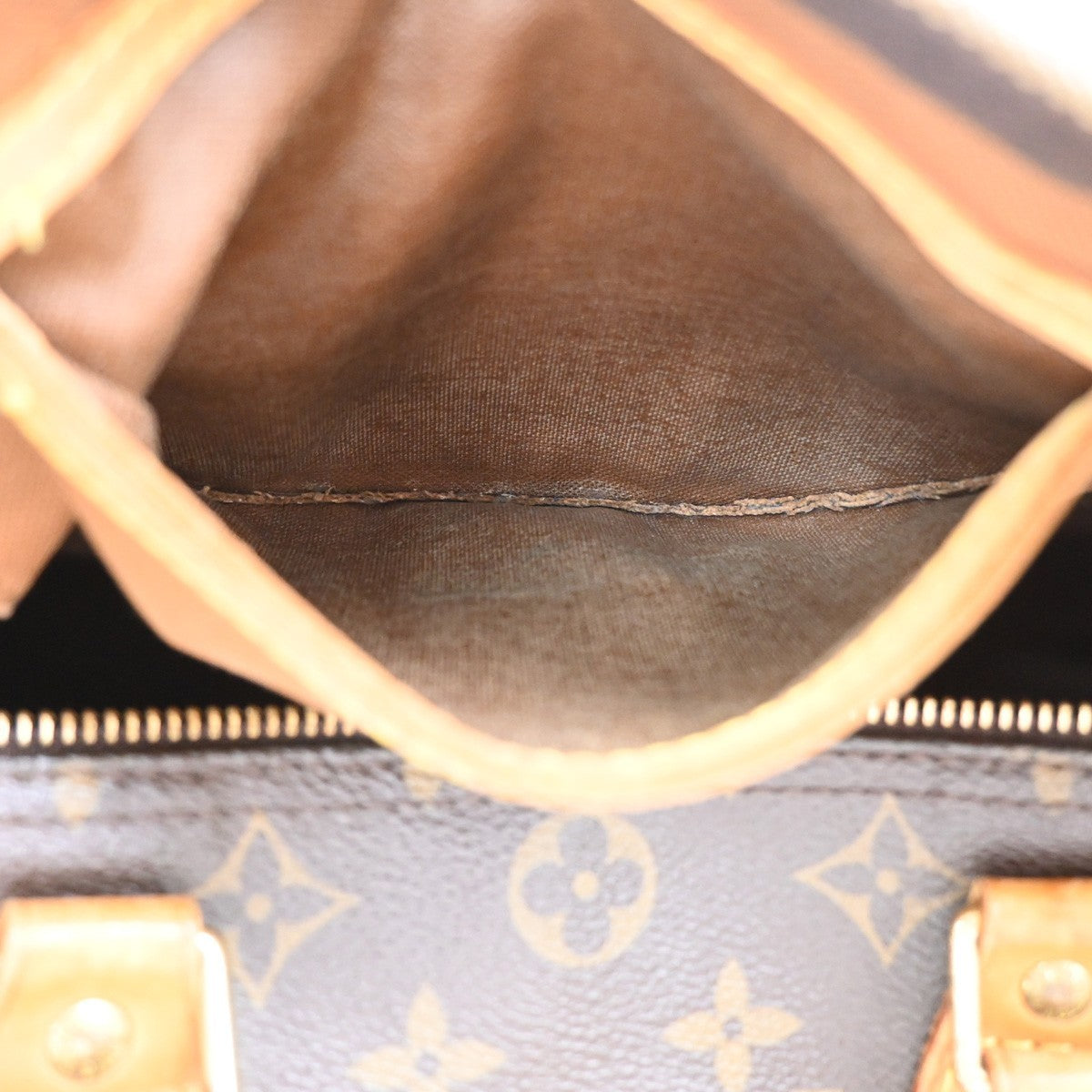 LOUIS VUITTON Speedy 30 Travel Hand Bag Monogram Leather Brown M41526 15CA900