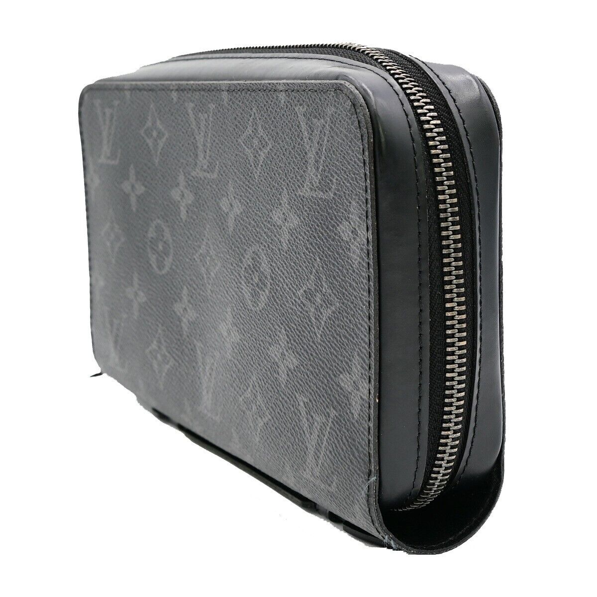 LOUIS VUITTON Zippy XL Long Bifold Wallet Monogram Eclipse BK M61698 93EA986