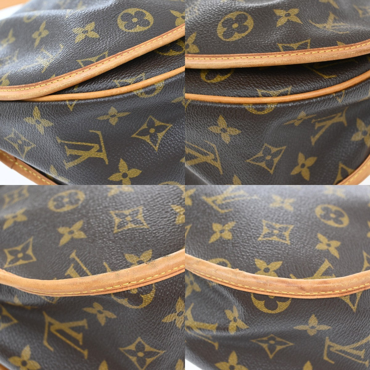 LOUIS VUITTON Menilmontant PM Shoulder Bag Monogram Leather BN M40474 50KP138