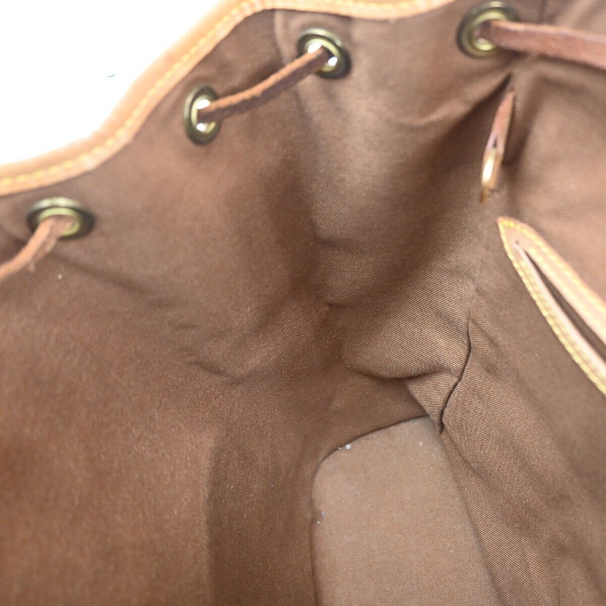 LOUIS VUITTON Montsouris MM Backpack Bag Monogram Leather Brown M51136 13SH732