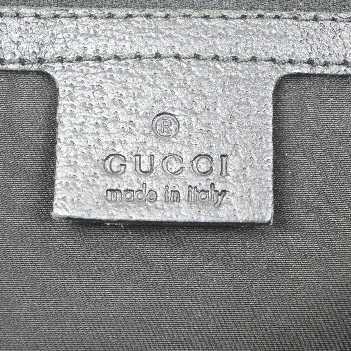 GUCCI GG Pattern Shoulder Tote Handbag Bag Canvas Leather BK GHW Italy 04KC919
