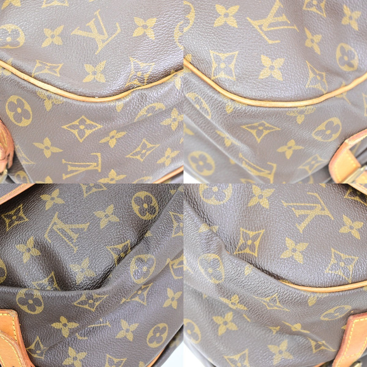 LOUIS VUITTON Saumur 35 Shoulder Bag Monogram Leather BN France M42254 84PA096