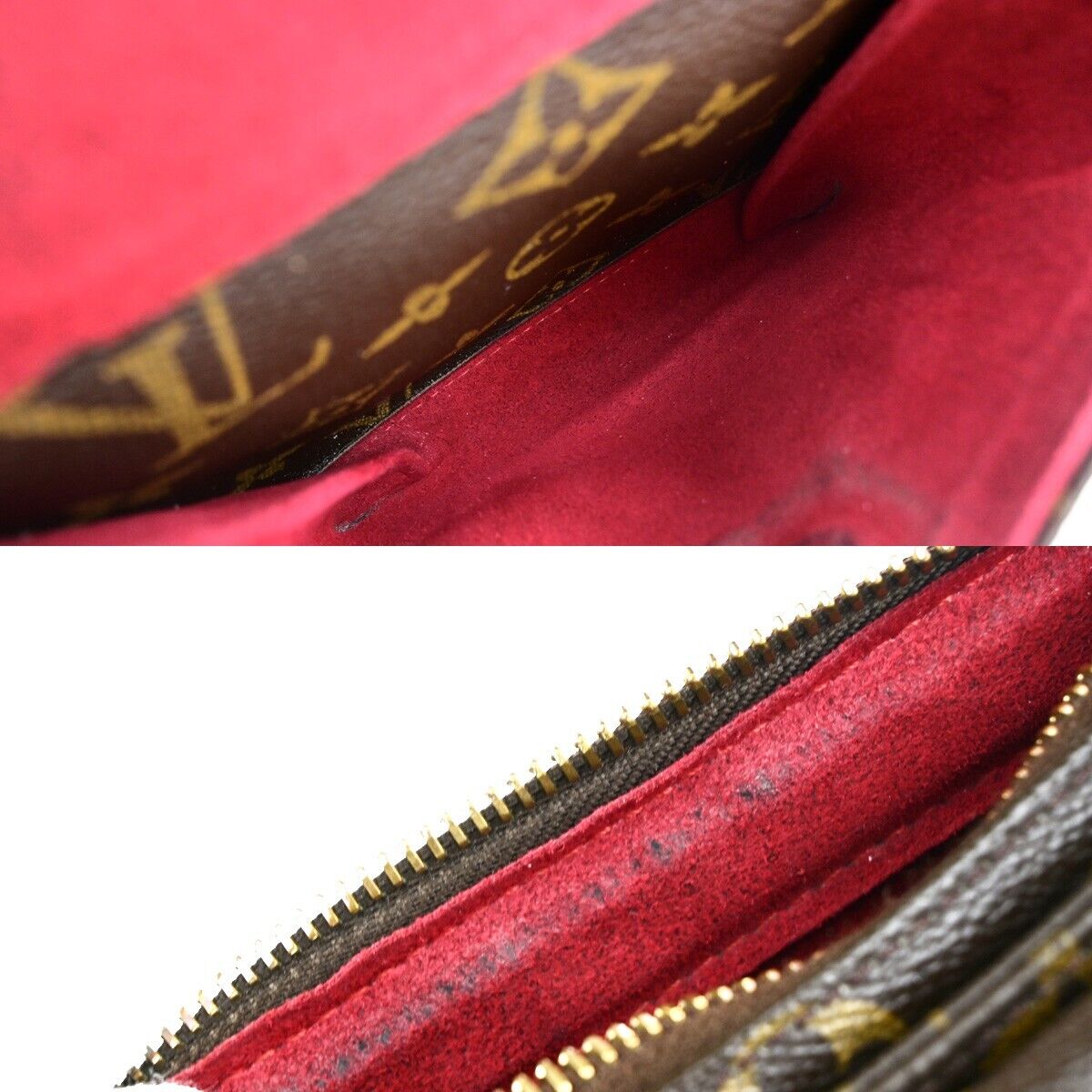 LOUIS VUITTON Viva Cite PM Shoulder Bag Monogram Leather Brown M51165 70EC939