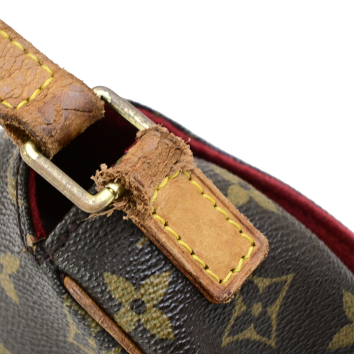 LOUIS VUITTON LV Tambourine Shoulder Bag Monogram Leather Brown M51179 87YG542