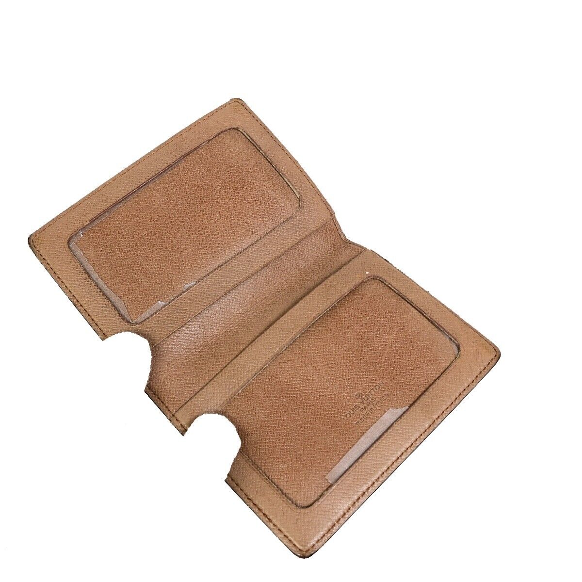 LOUIS VUITTON 3 Set Long Wallet Card Pass Case Monogram Leather Brown 69EB572