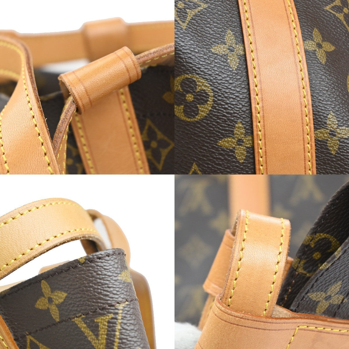 LOUIS VUITTON LV Randonnee GM Shoulder Bag Monogram Leather Brown M42244 15MA523