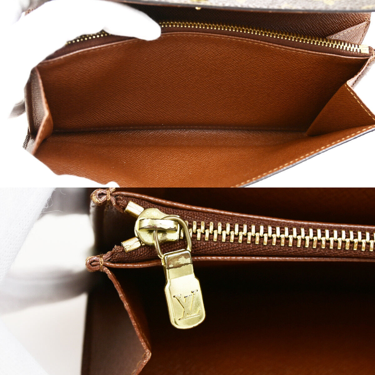 LOUIS VUITTON Porte Monnaie Credit Long Wallet Monogram Leather M61725 69YG495