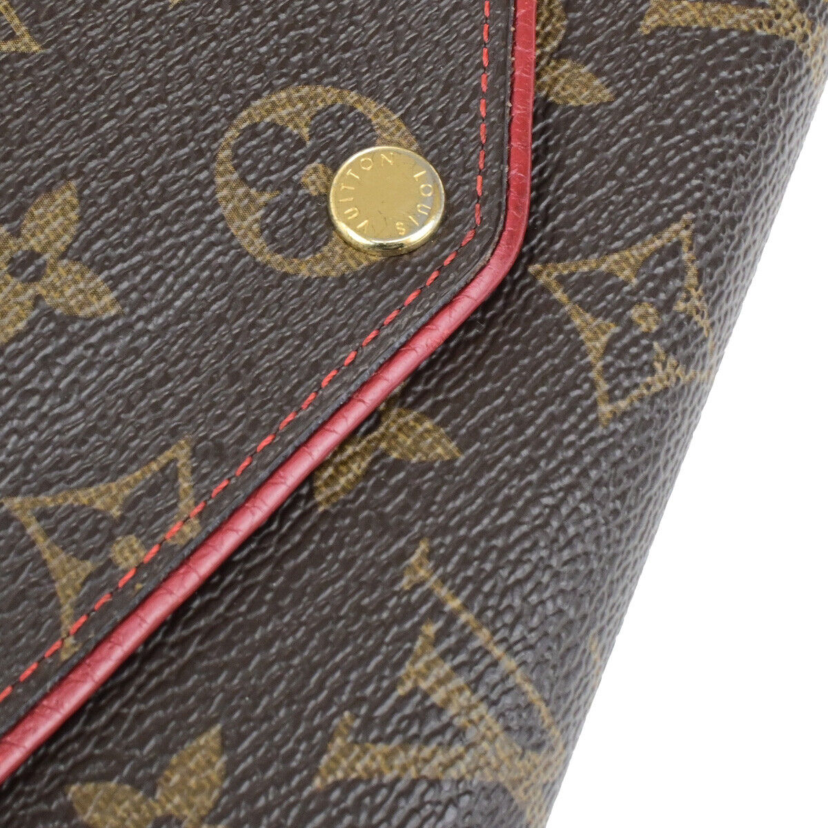 LOUIS VUITTON Sarah Retiro Long Wallet Monogram Leather BN RD M61184 30YG765