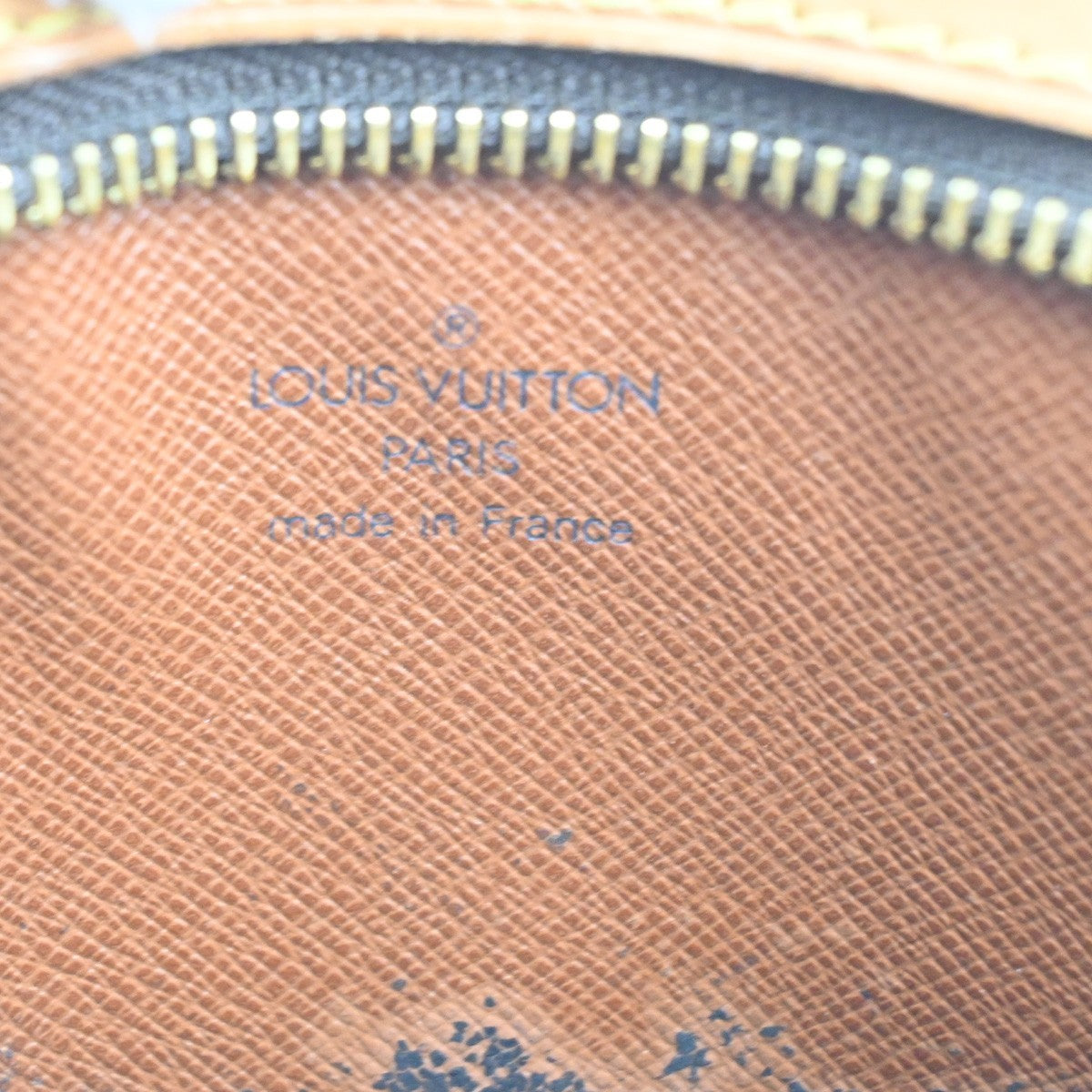 LOUIS VUITTON Logo Drouot Shoulder Bag Monogram Leather Brown M51290 77MA510