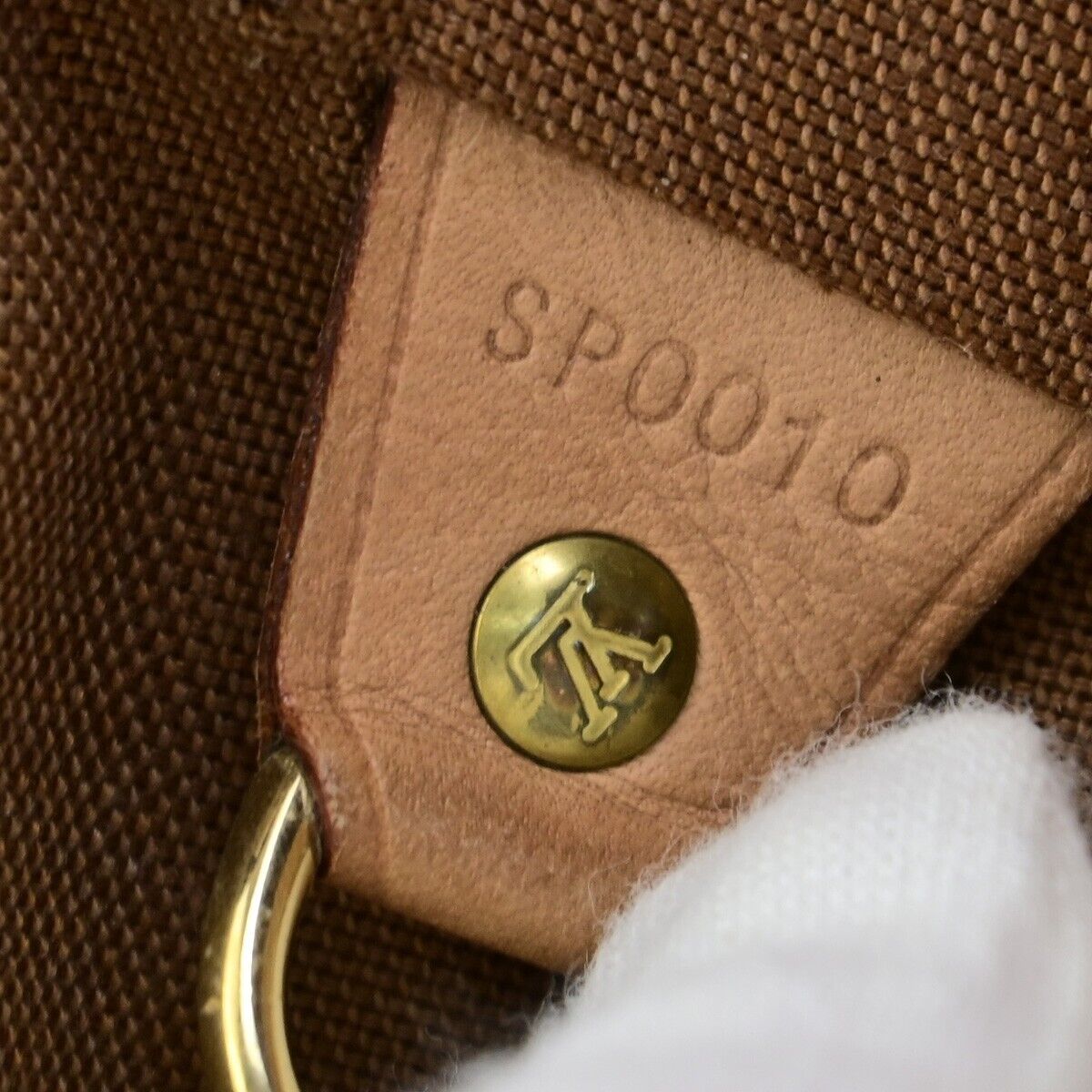 LOUIS VUITTON Montsouris MM Backpack Bag Monogram Leather Brown M51136 73ED058