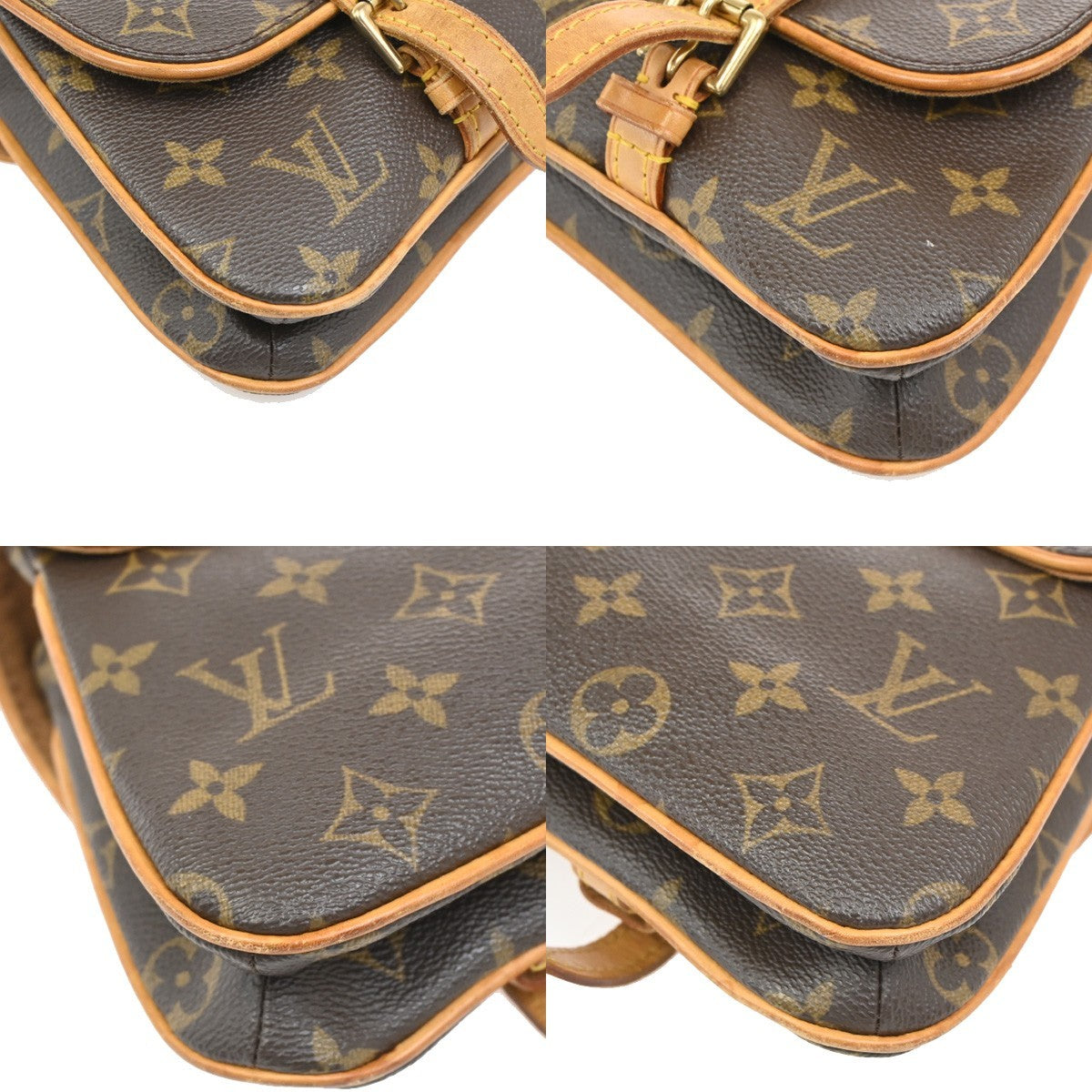 LOUIS VUITTON Marelle Shoulder Bag Monogram Leather Brown France M51157 96DA093