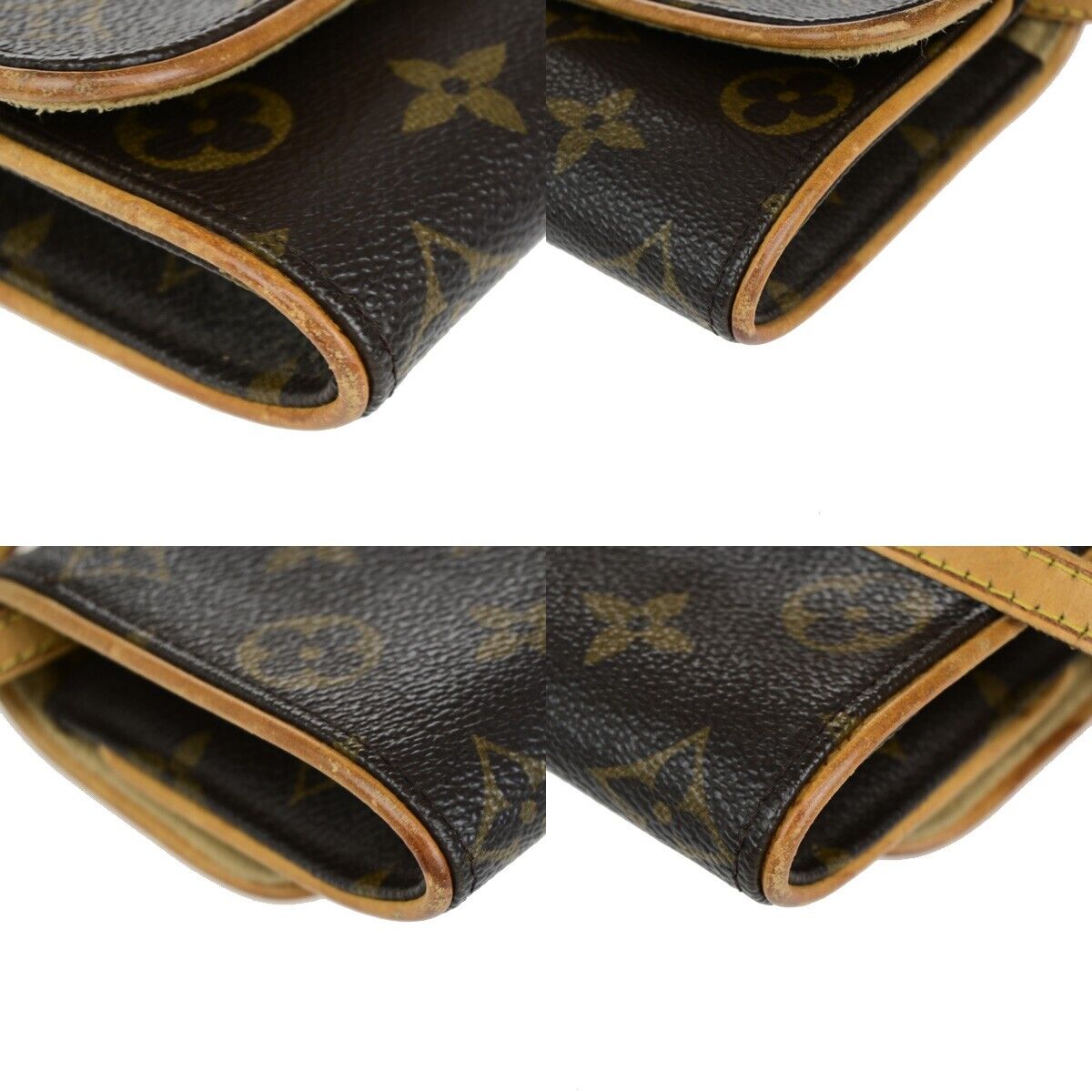 LOUIS VUITTON Pochette Twin PM 2Way Shoulder Clutch Bag Monogram M51854 35EC861