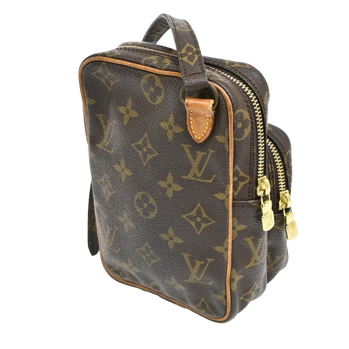 LOUIS VUITTON Mini Amazon Shoulder Bag Monogram Leather Brown M45238 30KC052