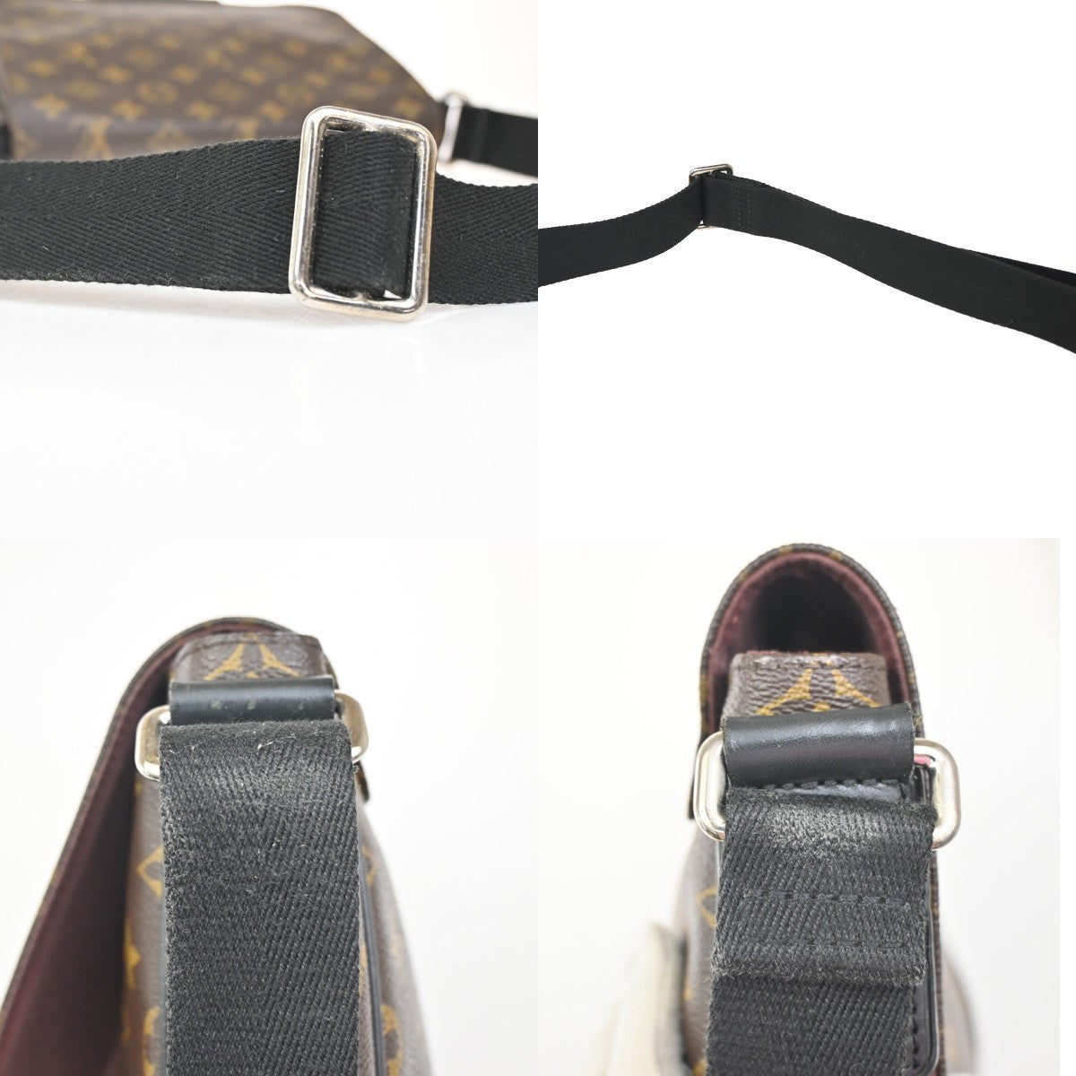 LOUIS VUITTON District PM Messenger Bag Monogram Macassar Brown M40935 10ZA053