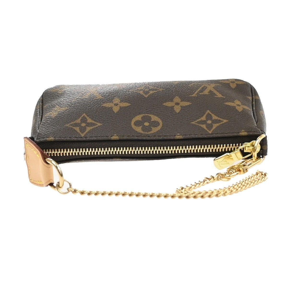 LOUIS VUITTON Mini Pochette Accessoires Hand Bag Monogram Leather M58009 72MA572