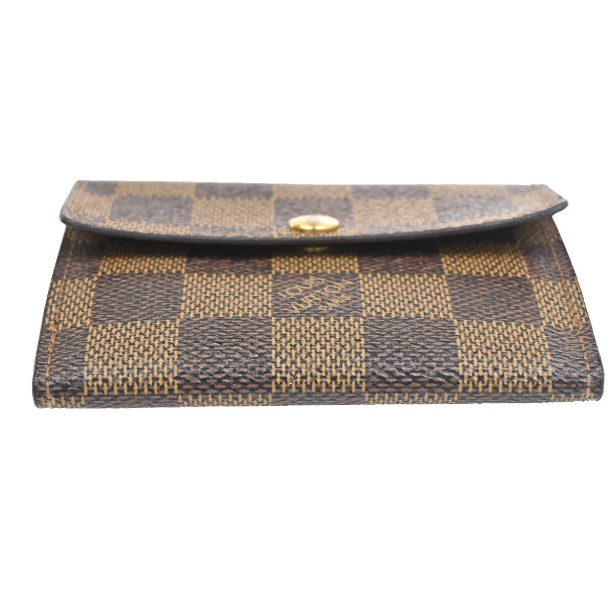 LOUIS VUITTON Ludlow Trifold Mini Wallet Damier Leather Brown N62925 38TA541