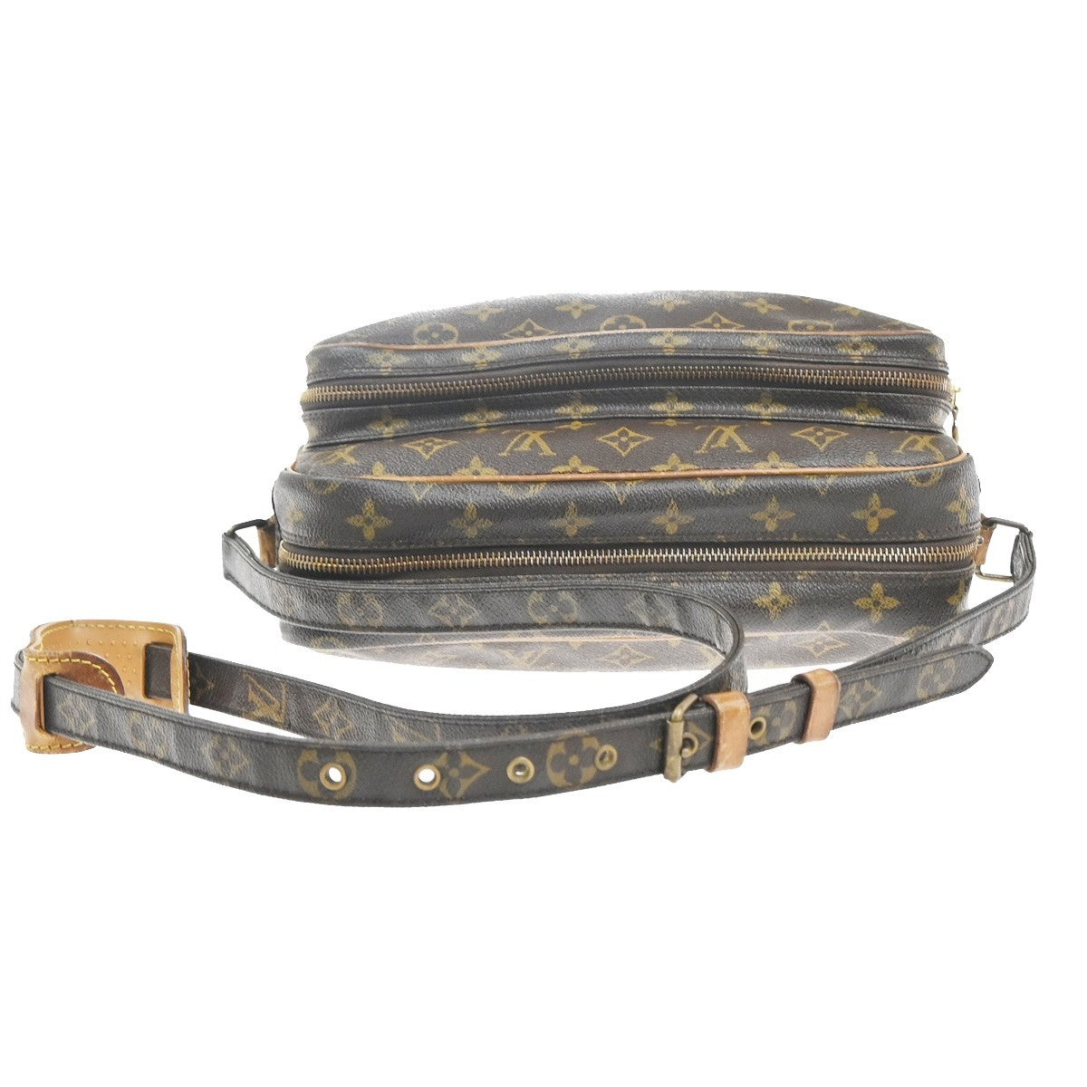 LOUIS VUITTON Nile Crossbody Shoulder Bag Monogram Leather Brown M45244 30MA419
