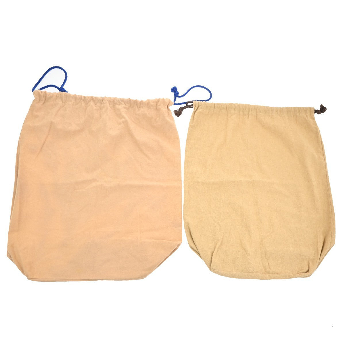 LOUIS VUITTON Logo 10 Set Dust Bag Drawstring Canvas Cotton Beige Brown 05KC994