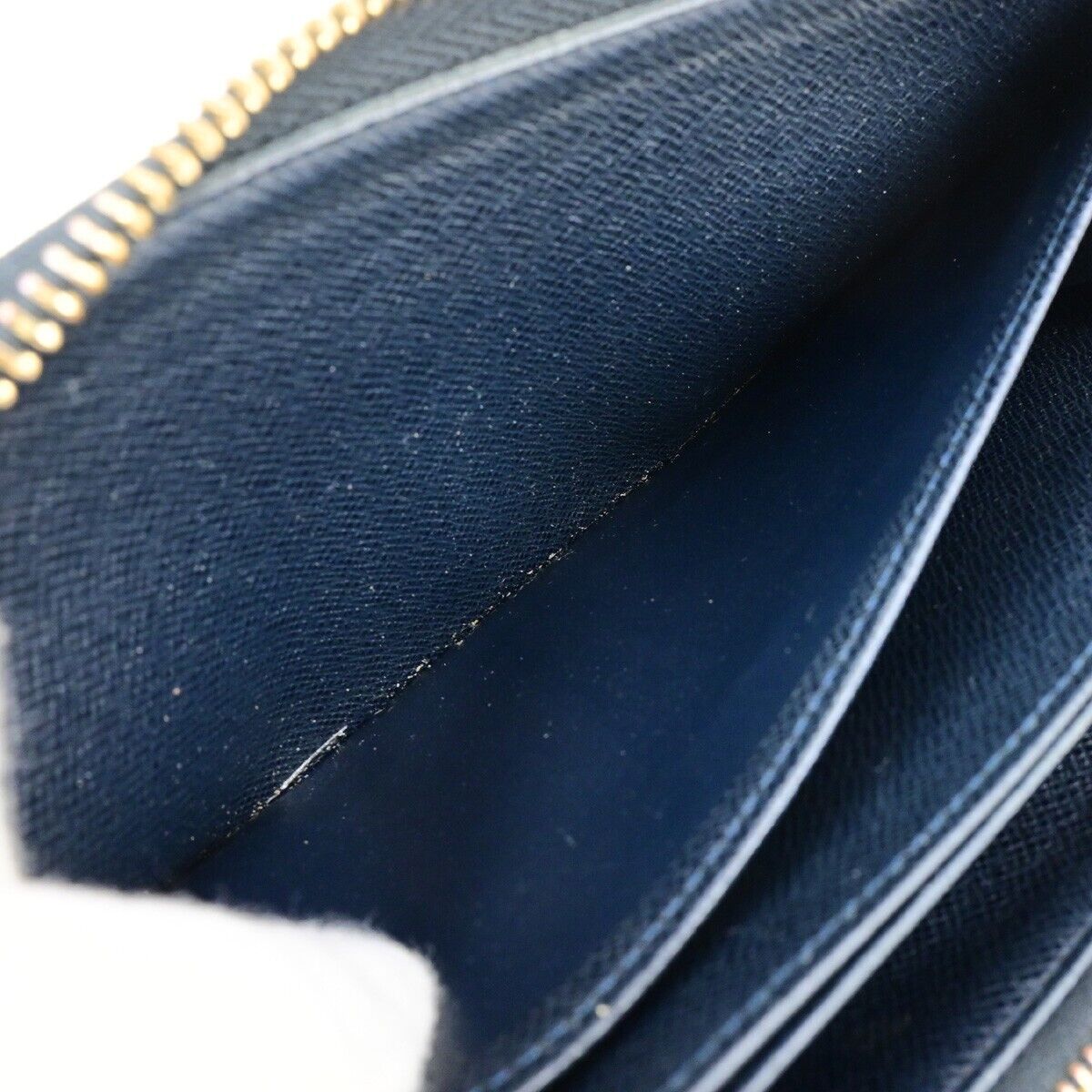 LOUIS VUITTON LV Zippy Wallet Monogram Ideal Canvas Leather Gray M63010 04EC258