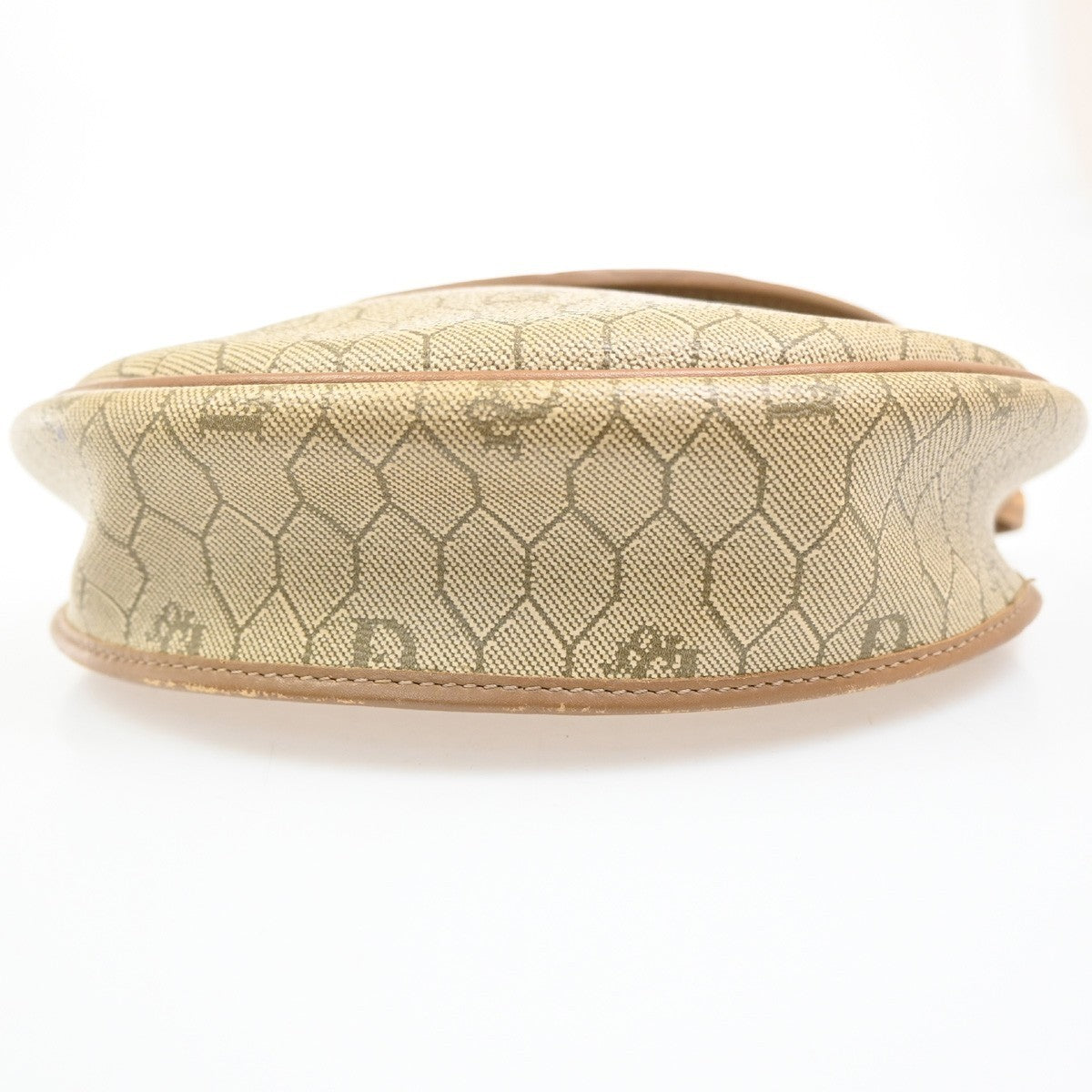 CHRISTAIAN DIOR Honeycomb Shoulder Bag PVC Leather BE GHW France 30MA278