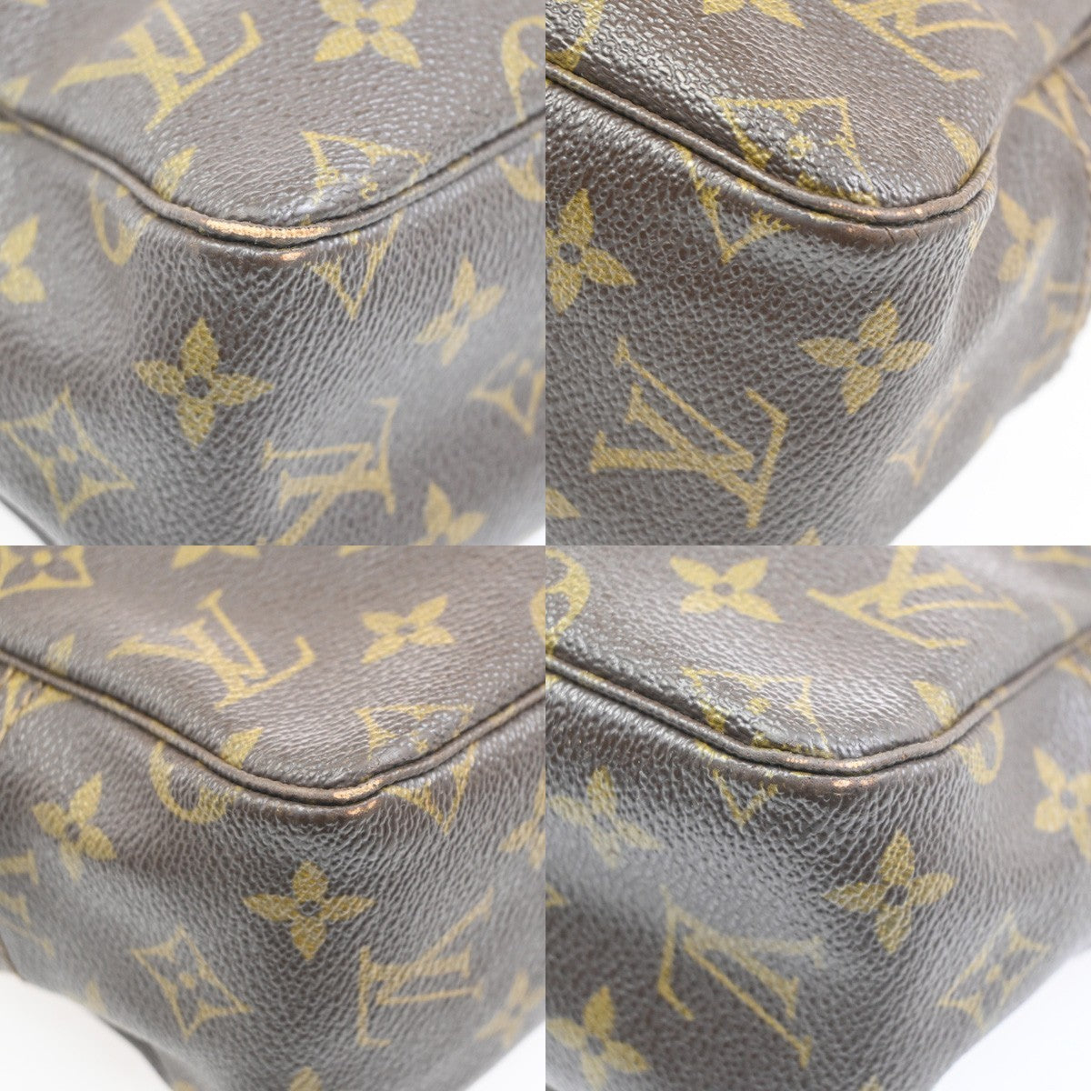 LOUIS VUITTON Trousse Toilette 28 Clutch Hand Bag Monogram Brown M47522 67CA759