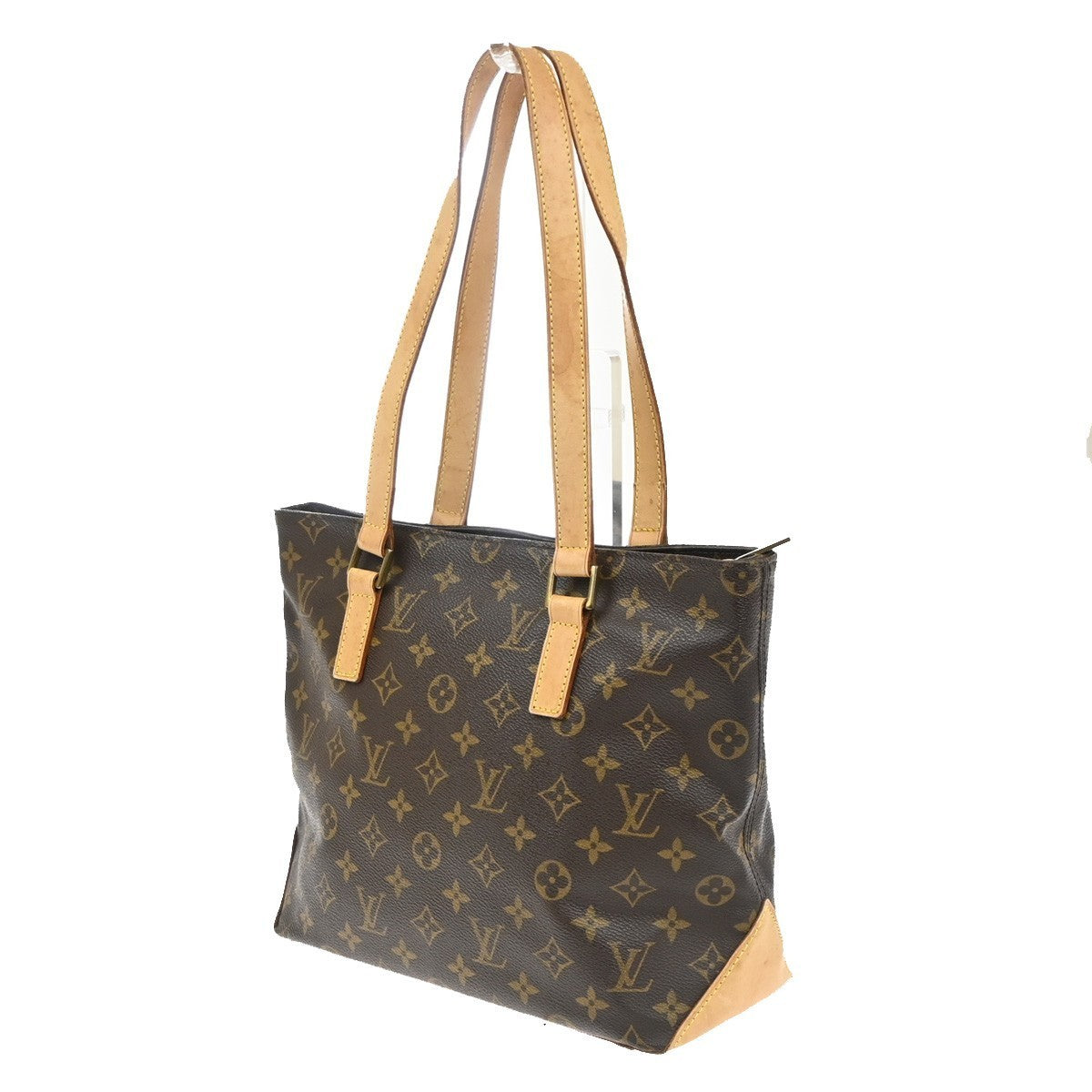 LOUIS VUITTON Cabas Piano Shoulder Bag Monogram Leather Brown M51148 71SA140