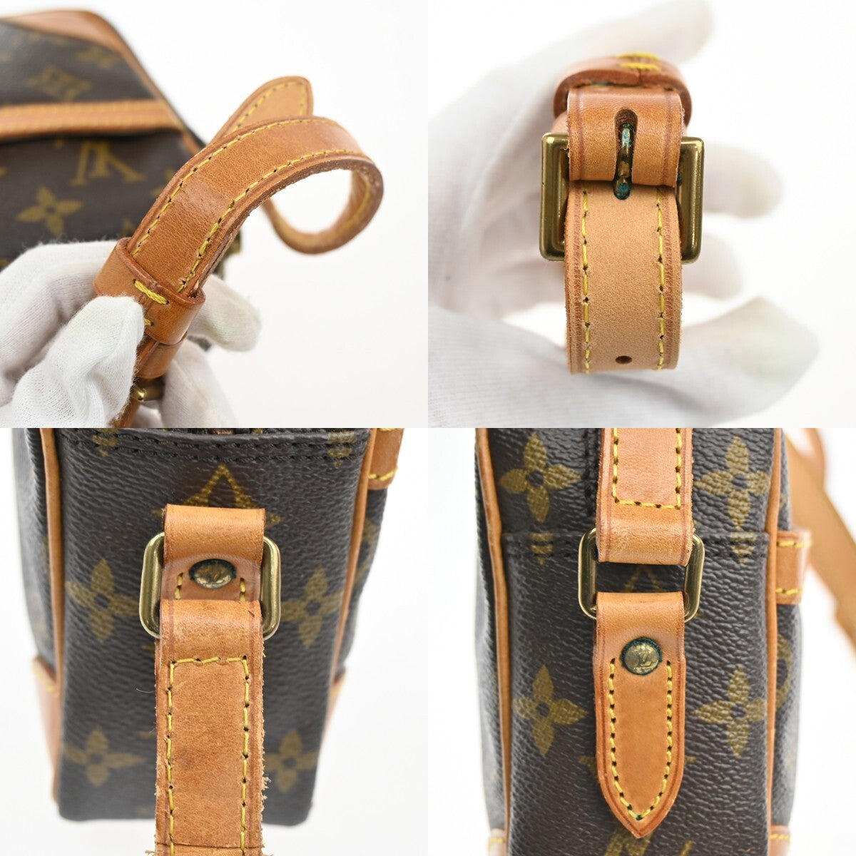 LOUIS VUITTON Trocadero 24 Shoulder Bag Monogram Leather Brown M51276 34EE242
