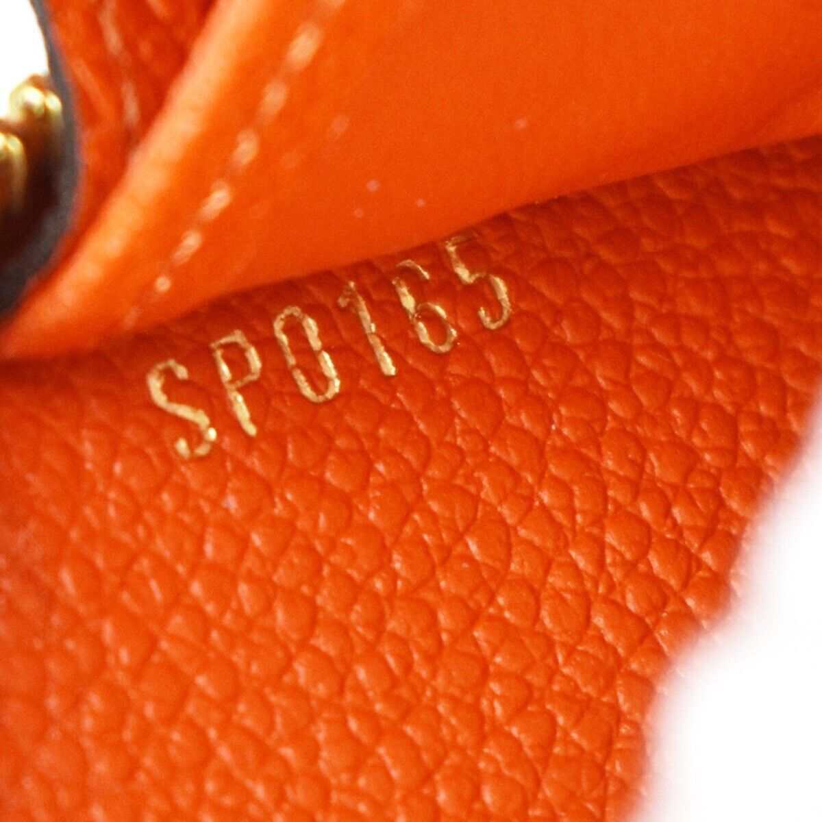 LOUIS VUITTON Long Zippy Wallet Monogram Empreinte Leather Orange M60775 69YB803