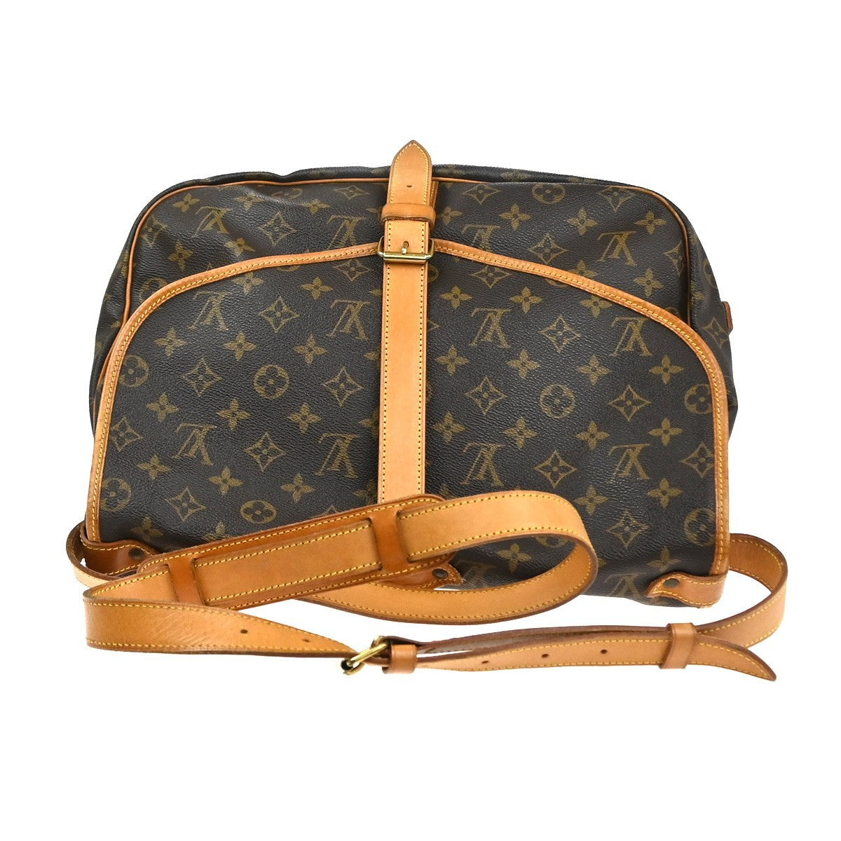 LOUIS VUITTON Saumur 35 Shoulder Bag Monogram Leather BN France M42254 18CA796