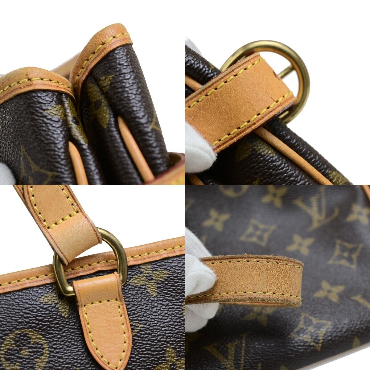 LOUIS VUITTON Batignolles Horizontal Shoulder Bag Monogram Brown M51154 11FB188