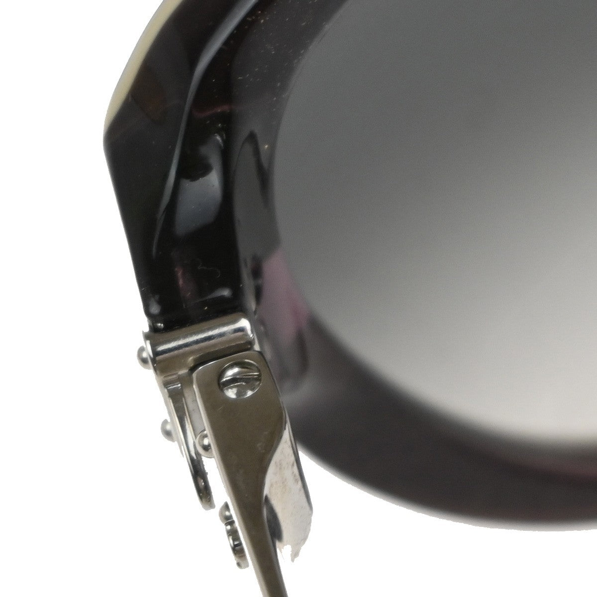 LOUIS VUITTON Glitter Sunglasses Eye Wear Plastic Blue Silver Z0592E 36RP159