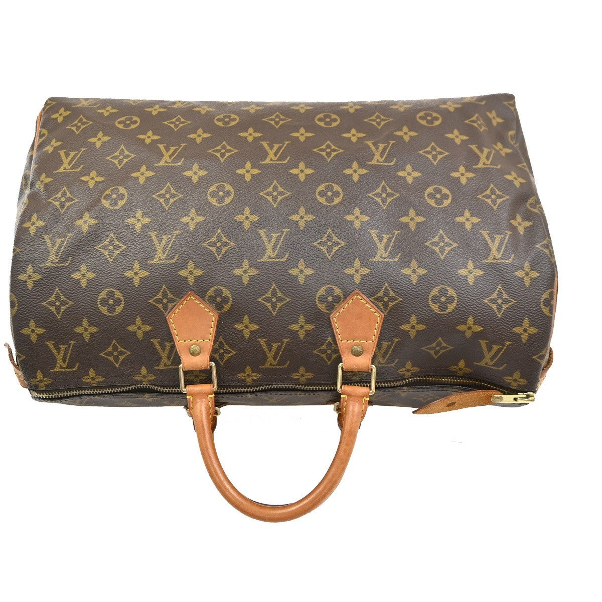 LOUIS VUITTON Speedy 40 Travel Hand Bag Monogram Leather Brown M41522 93PA044