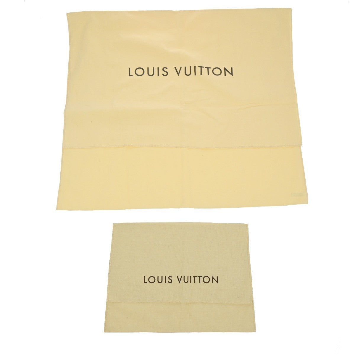 LOUIS VUITTON Logo 10 Set Dust Bag Drawstring Canvas Cotton Beige Brown 09KC801