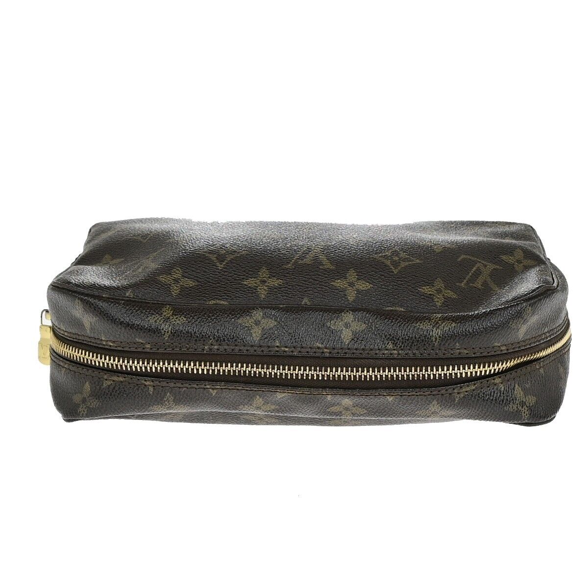 LOUIS VUITTON Trousse Toilette 23 Clutch Hand Bag Monogram Brown M47524 68EC906