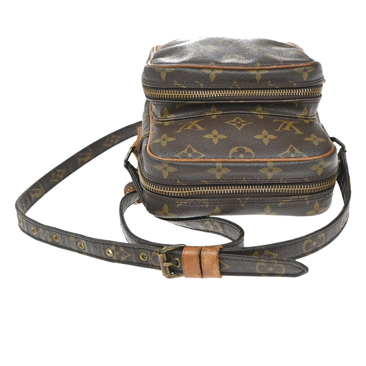 LOUIS VUITTON Amazone Shoulder Bag Monogram Leather Brown France M45236 69CA200