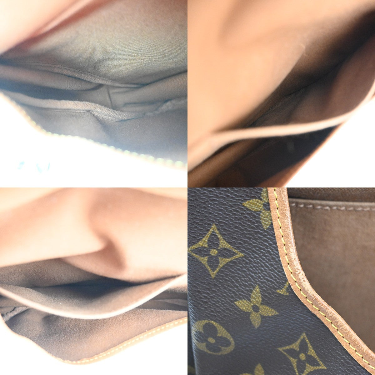 LOUIS VUITTON Saumur 35 Shoulder Bag Monogram Leather BN France M42254 31MA327