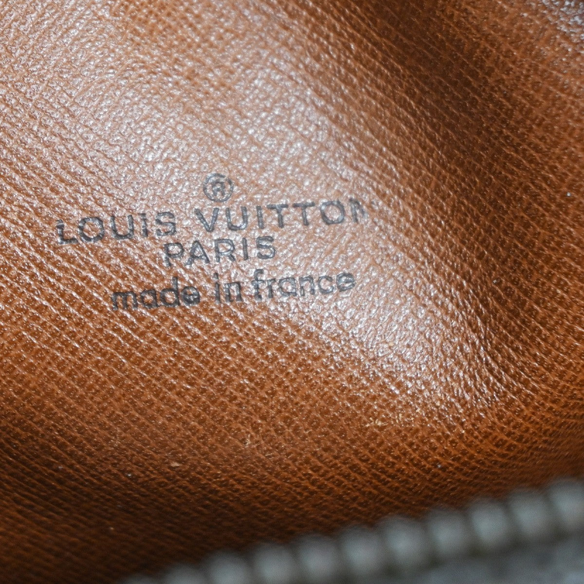 LOUIS VUITTON Danube Shoulder Bag Monogram Leather Brown France M45266 31SA118