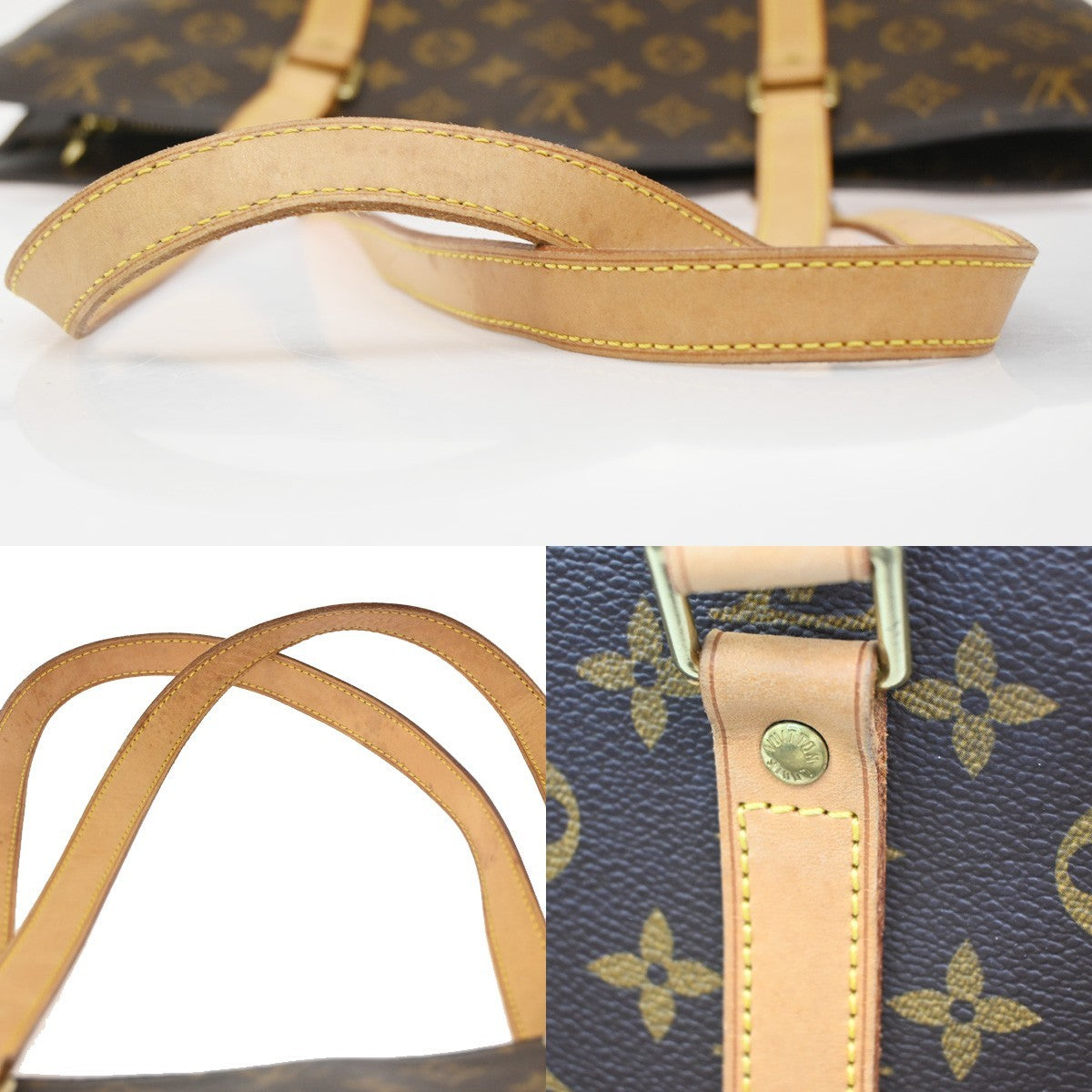 LOUIS VUITTON BABYLONE Shoulder Bag Monogram Leather Brown France M51102 16ZA066