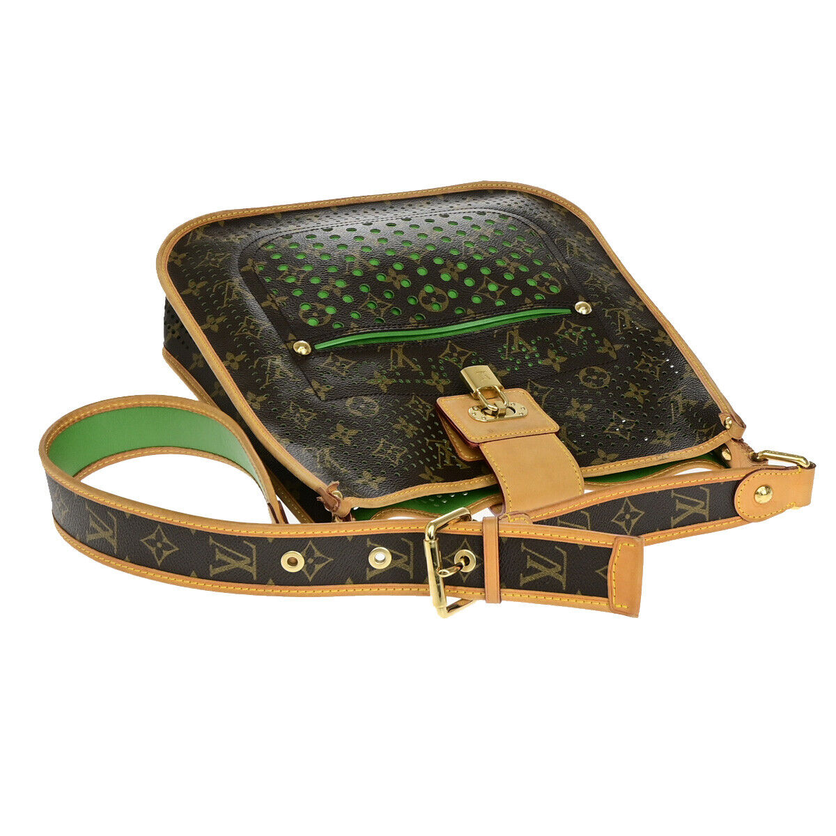 LOUIS VUITTON Musette Shoulder Bag Monogram Perfo Leather BN GN M95173 689YF328