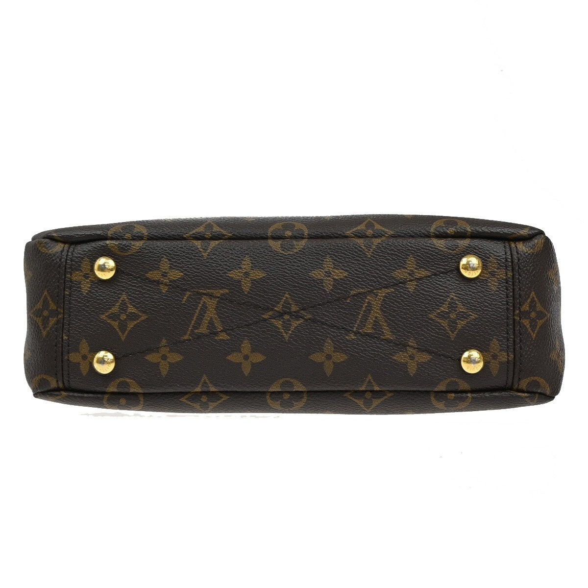 LOUIS VUITTON Pallas BB 2Way Hand Bag Monogram Leather Brown Red M41241 681EE132