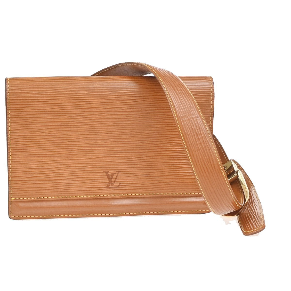 LOUIS VUITTON Santur Tilsit Bum Bag Epi Leather 85/34 Brown GHW M52603 33ZA333