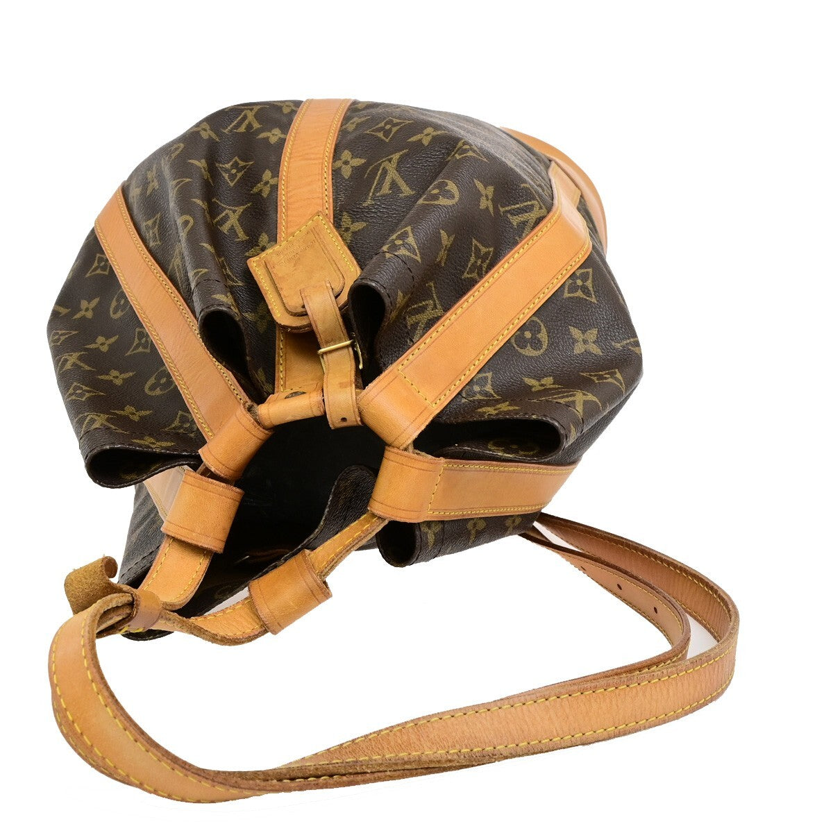 LOUIS VUITTON LV Randonnee GM Shoulder Bag Monogram Leather Brown M42244 11EE124