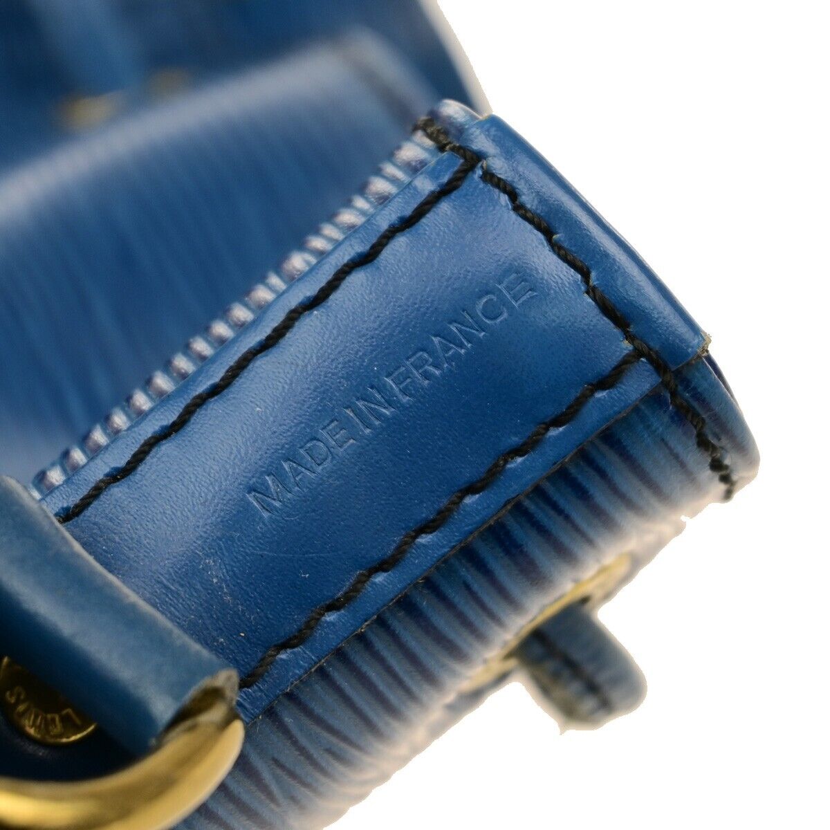 LOUIS VUITTON Noe GM Drawstring Shoulder Bag Epi Leather Blue M44005 65ED948